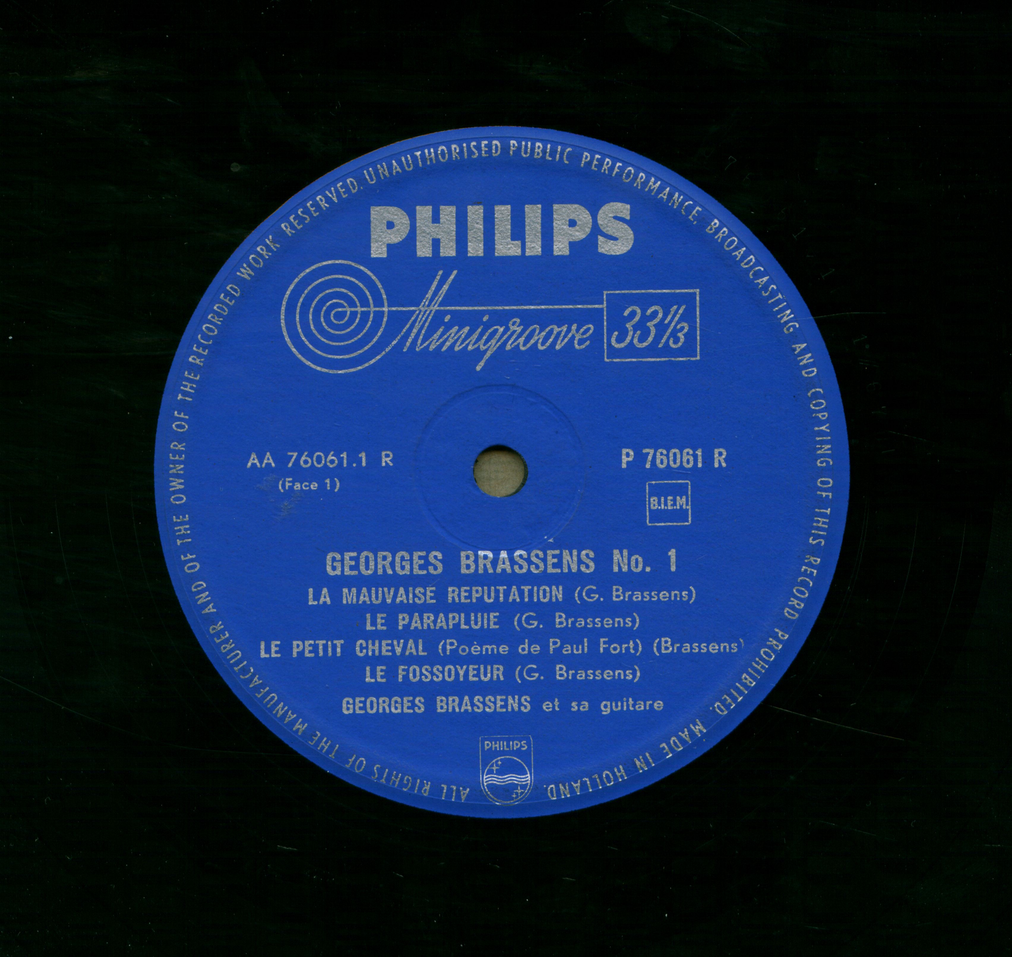 Georges Brassens No. 1